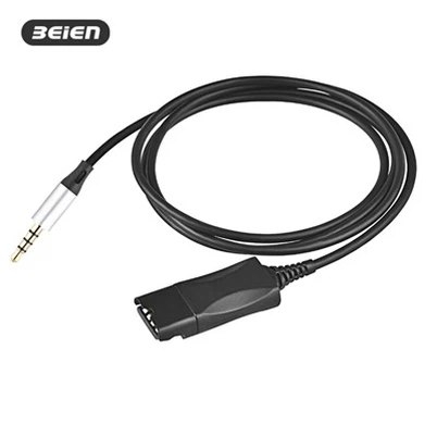 Adaptador de 4 polos BNQD-3,5 mm para telefone/tablet/laptop