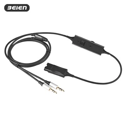 Bnqd - pc2*3,5mm Adaptador PC com controle embutido