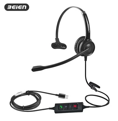 Fone de ouvido Mono ENC Type-C Office